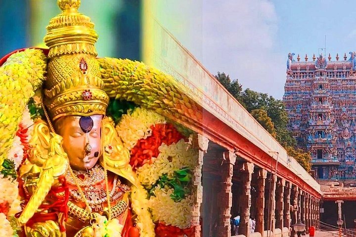 Madurai: Private Meenakshi Temple Night Ceremony & Street Food Tour